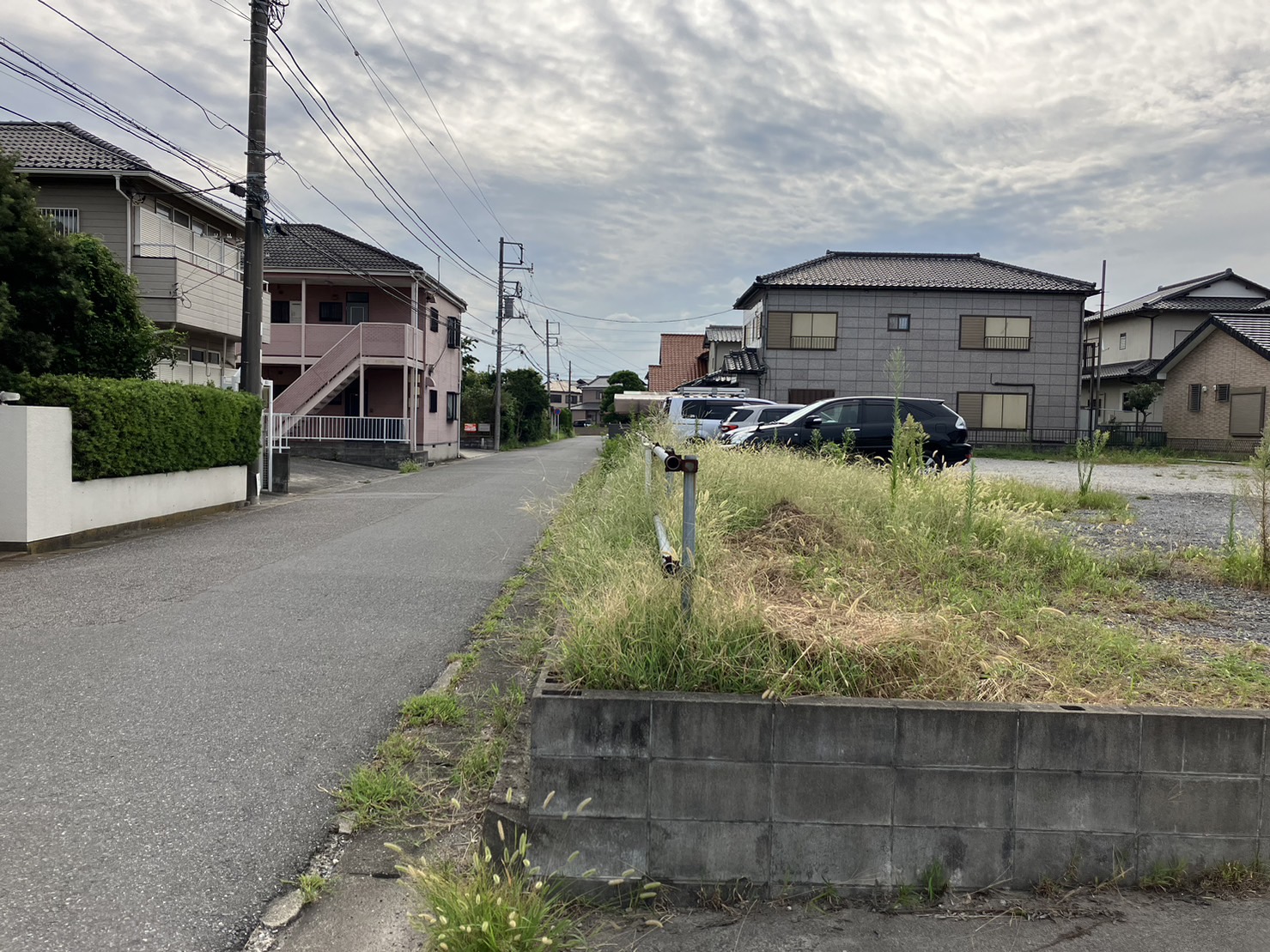 月極駐車場の草刈り