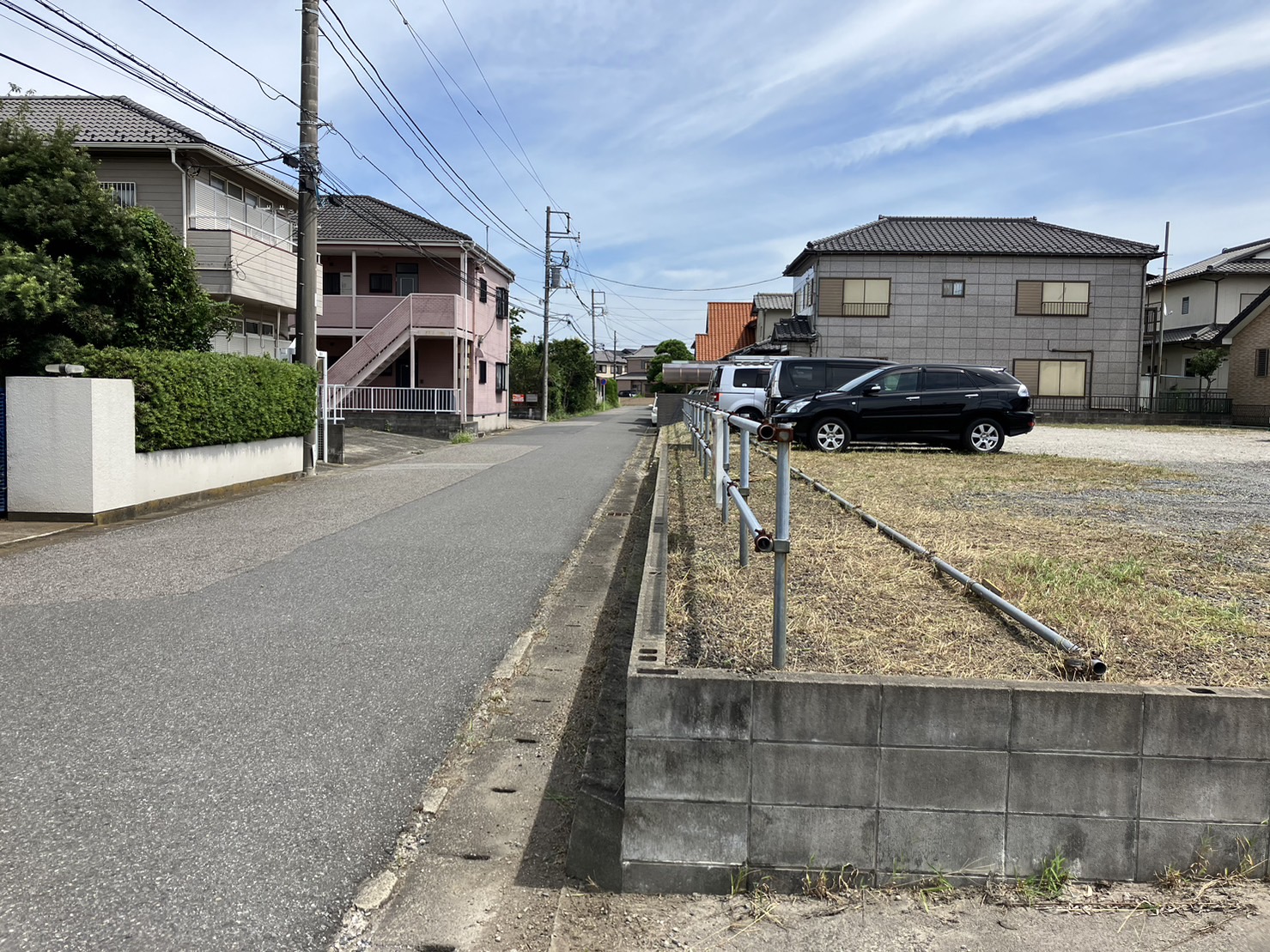 月極駐車場の草刈り